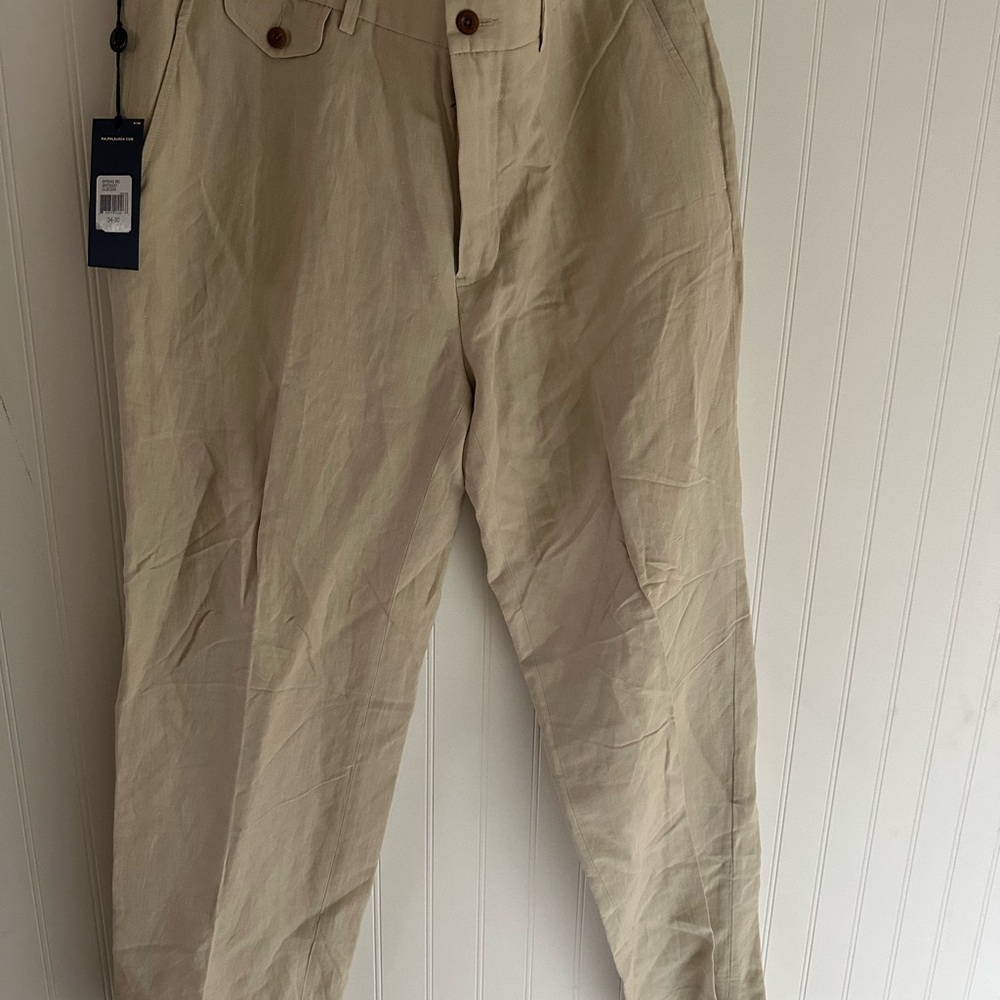 NWT Ralph Lauren men’s linen pants